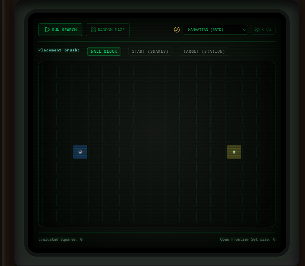 A* Pathfinding visual archive